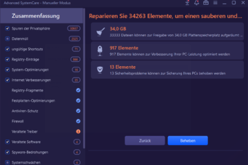 Advanced SystemCare Pro – Kostenlose Vollversion - Download