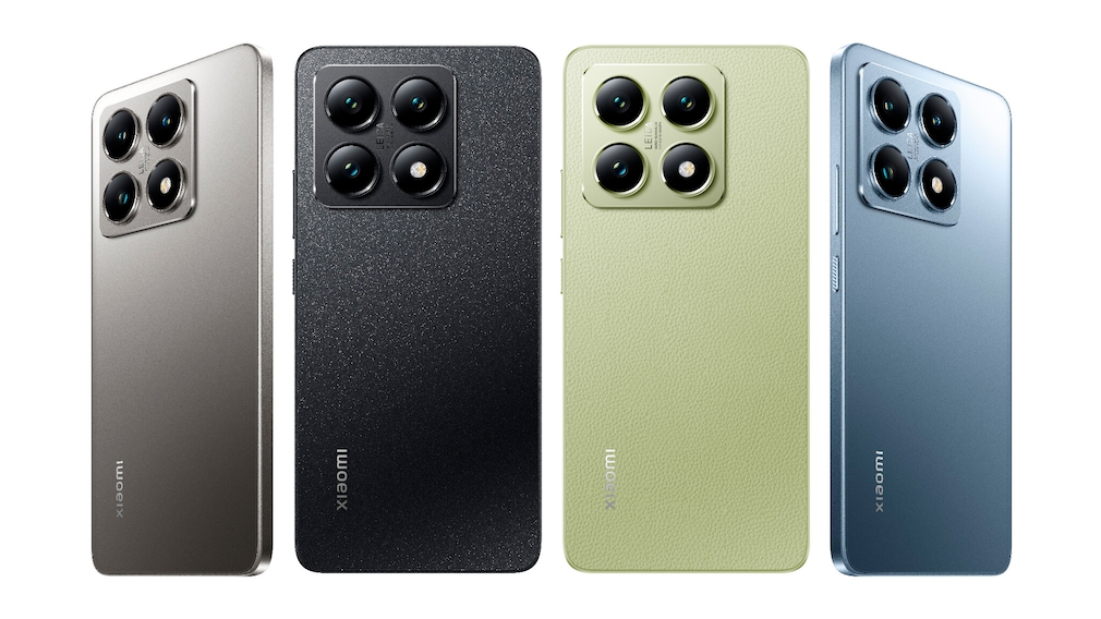 Farben Xiaomi 14T Titan Gray, Titan Black, Lemon Green, Titan Blue