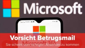 Vorsicht, diese Betrugsmail kommt vom richtigen Absender