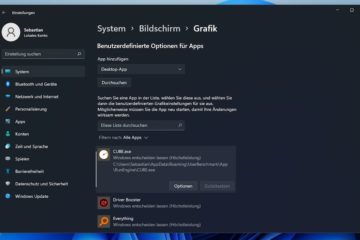 Windows 11: Grafikleistung-Einstellungen ändern / optimieren