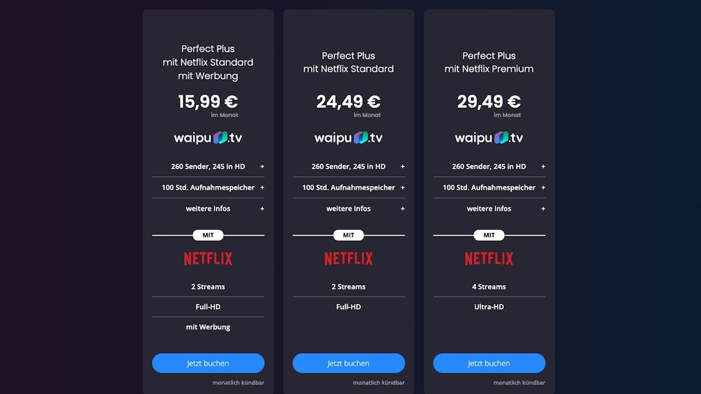 Screenshot: Netflix-Bundles