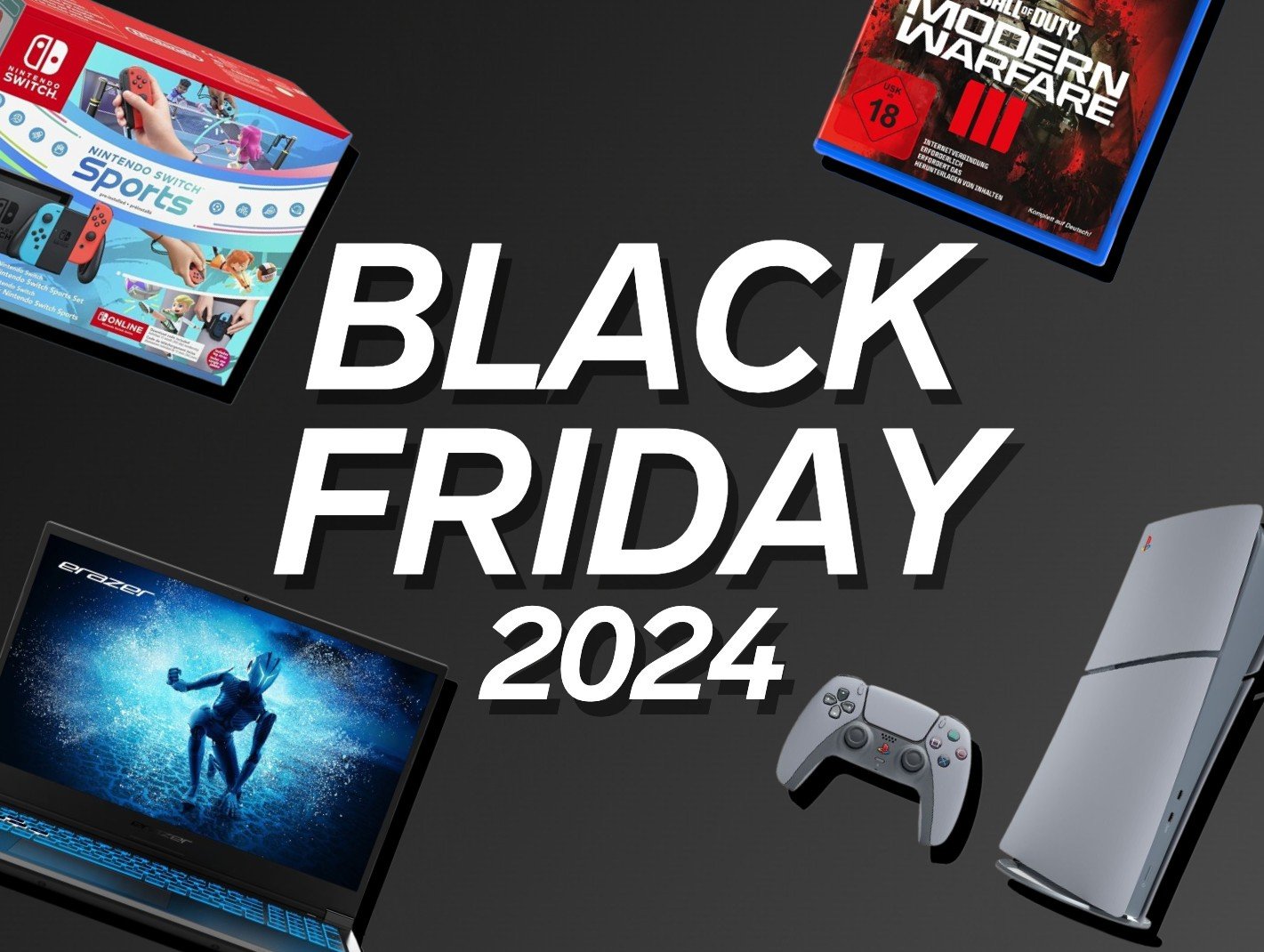 Schon vor dem eigentlichen Black Friday 2024 finden sich einige Gaming-Deals im Netz.